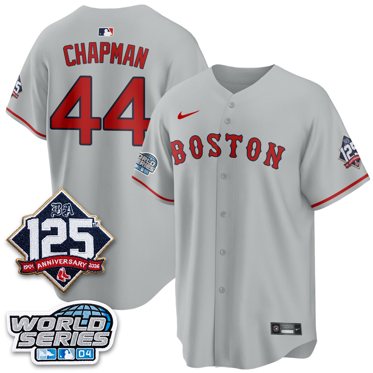Boston Red Sox Throwback 2004 Vapor Jersey - Stitched