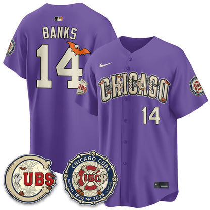 Chicago Cubs Halloween 2026 Vapor Limited Jersey - Stitched