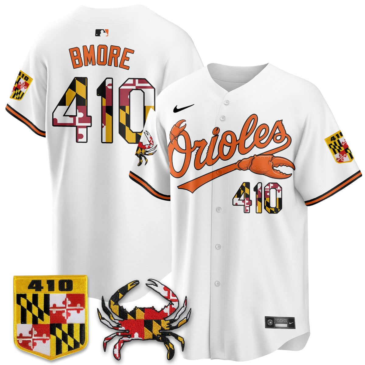 BAL Crab x Maryland Vapor Limited Jersey - Stitched