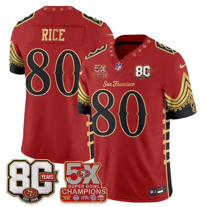 SF Xmas Nutcracker Edition Vapor Jersey - Stitched