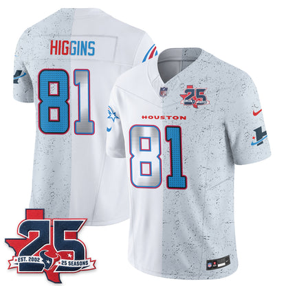 HOU Fan Gear Split Vapor Jersey - Stitched
