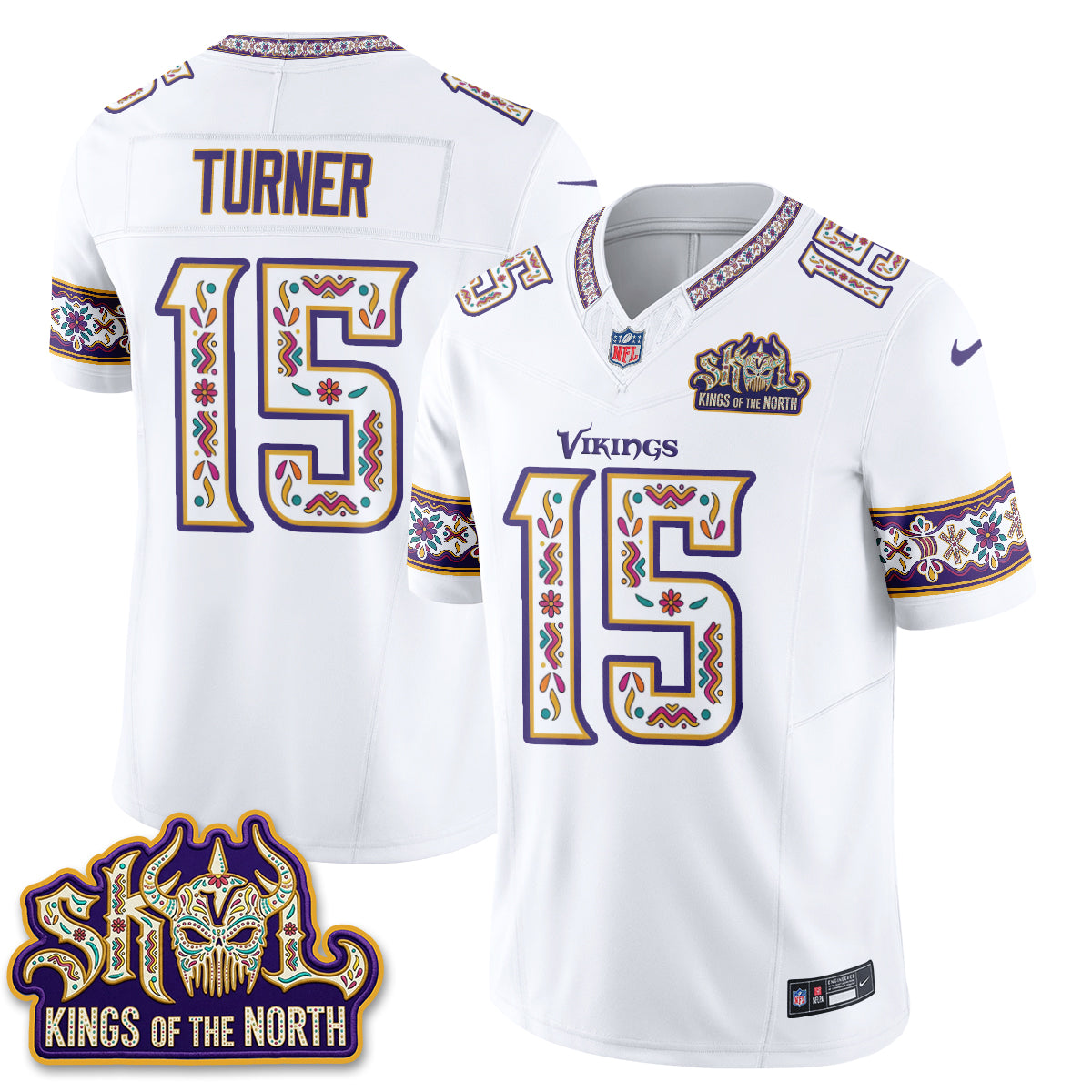 Minnesota Vikings  Latino Heritage Month Vapor Jersey - Stitched