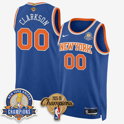 NYK 2026 Basketball Champions Special Edition Vapor Jersey V2- Stitched