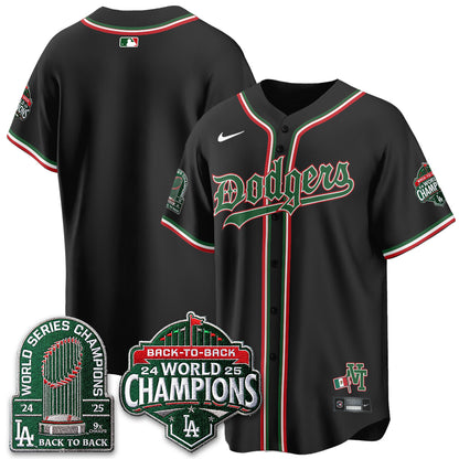 Los Angeles Dodgers x Mexico Style Vapor Jersey - Stitched