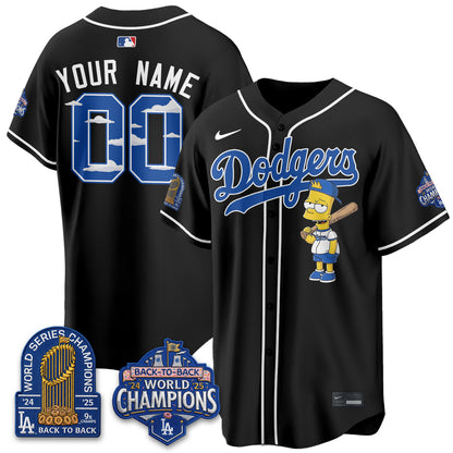 Los Angeles Dodgers x The Yellow Family Edition Vapor Custom Jersey - Printed