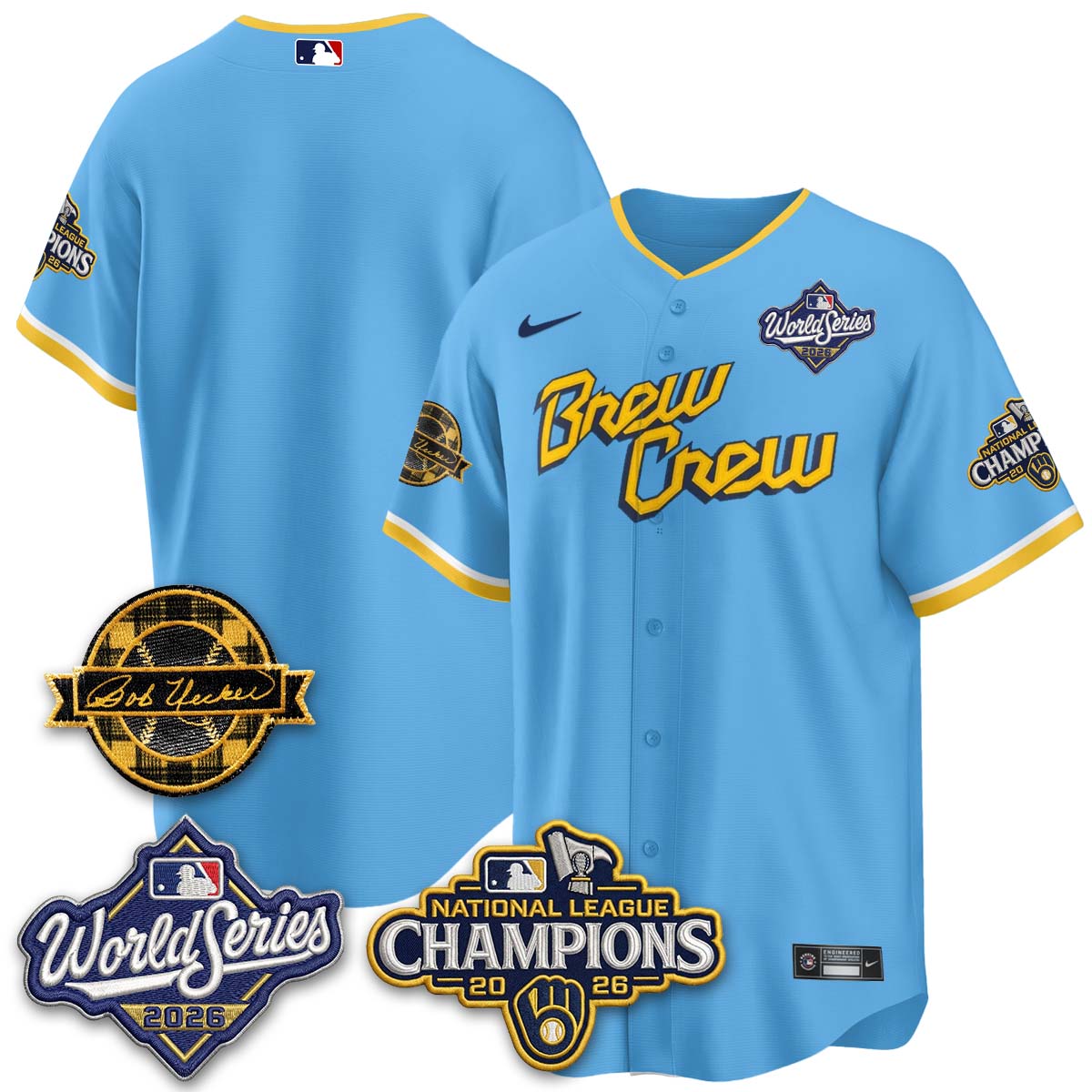 MIL 2026 NL Champions - Uecker Patch Navy Limited Edition - Stitched N1