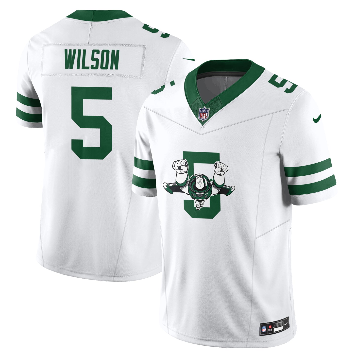 New York Jets x Infinity & Beyond Hero Edition Vapor Jersey - Stitched