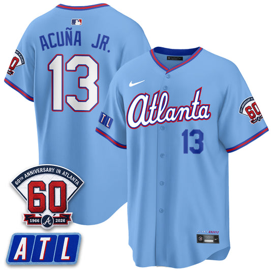 ATL 2026 60th Anniversary Vapor City Connect Limited Jersey - Stitched