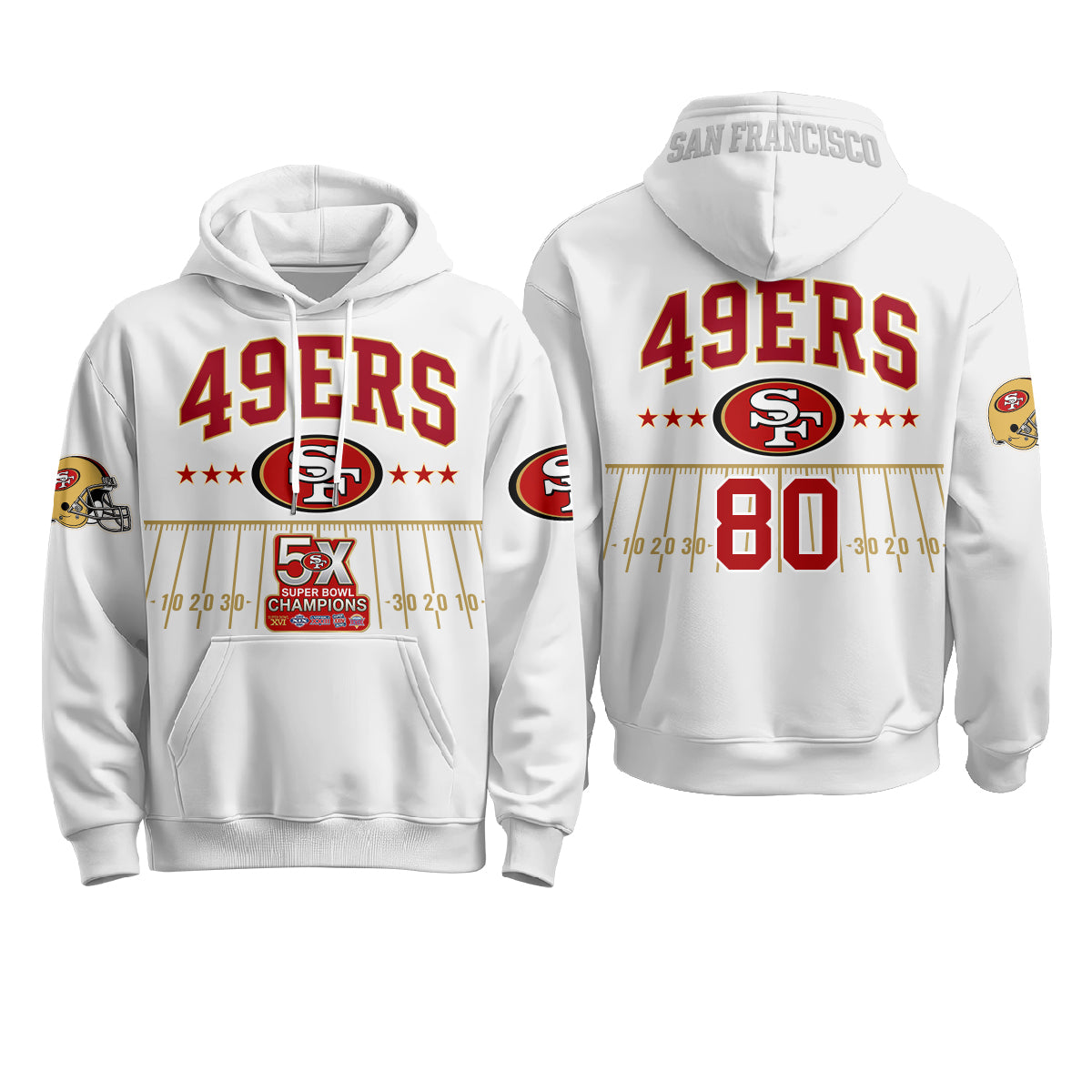 SF 5X SB Fleece Hoodie - Printed