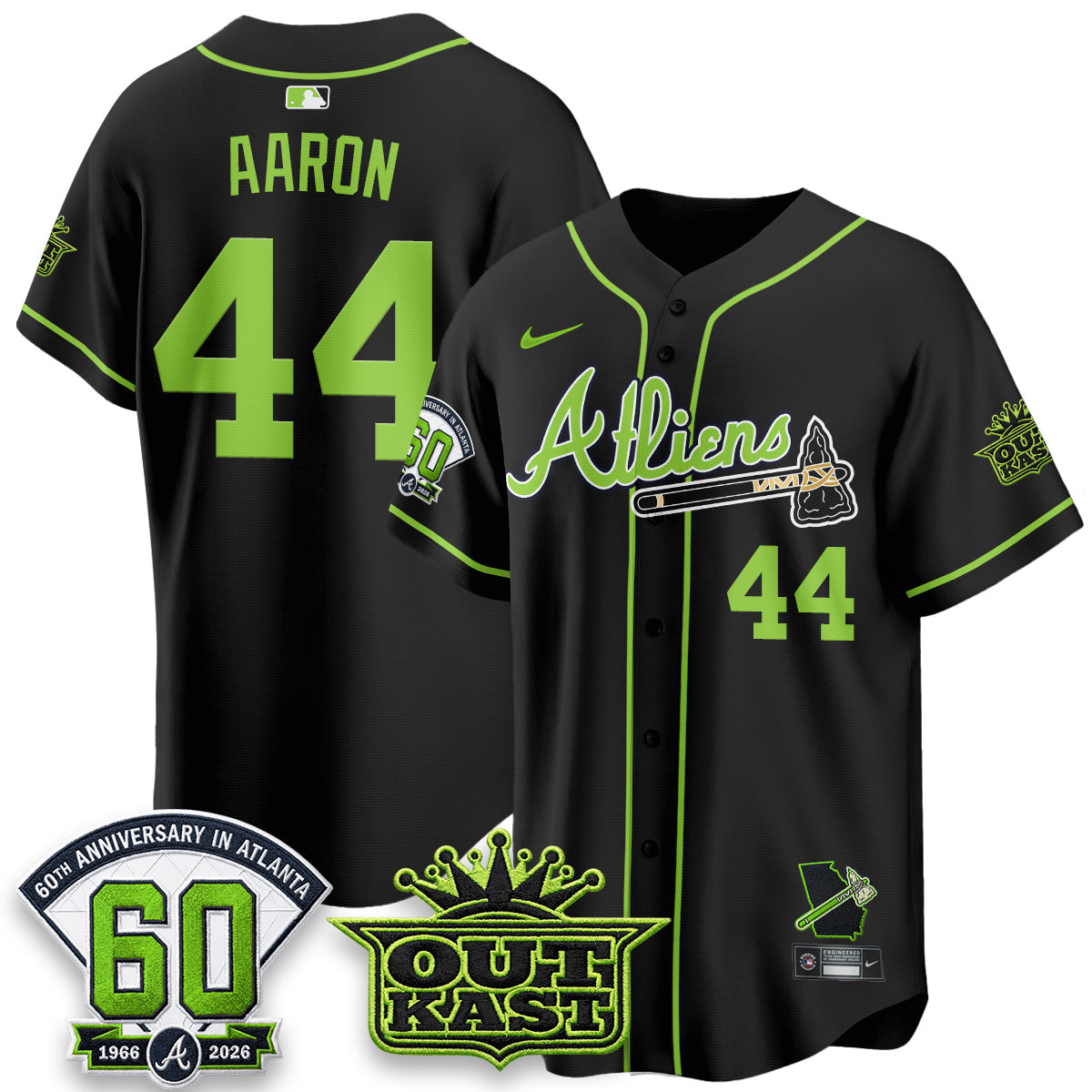 ATL x Outkast Atliens Vapor Jersey - Stitched