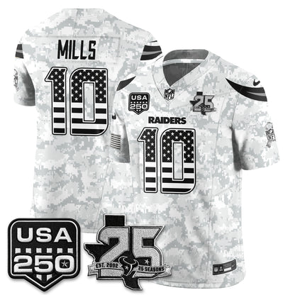 Houston Texans 2026 Salute to Service Edition Vapor Jersey - Stitched