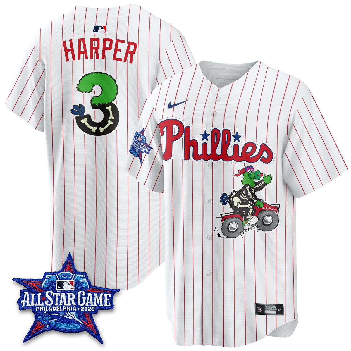 PHI Skeleton Edition Vapor Jersey - Stitched