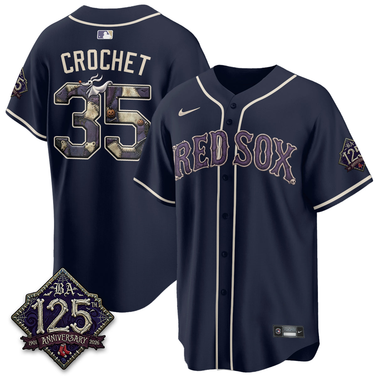 Boston Red Sox Nightmare Vapor Limited Jersey - Stitched