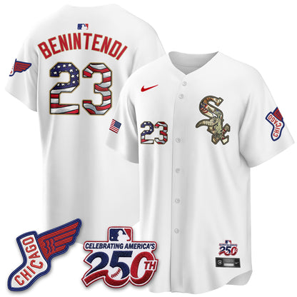 Chicago White Sox 2026 Independence Day USA Vapor Jersey - Stitched