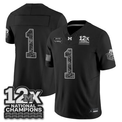 MICH 2026 Salute to Service Vapor Jersey - Stitched