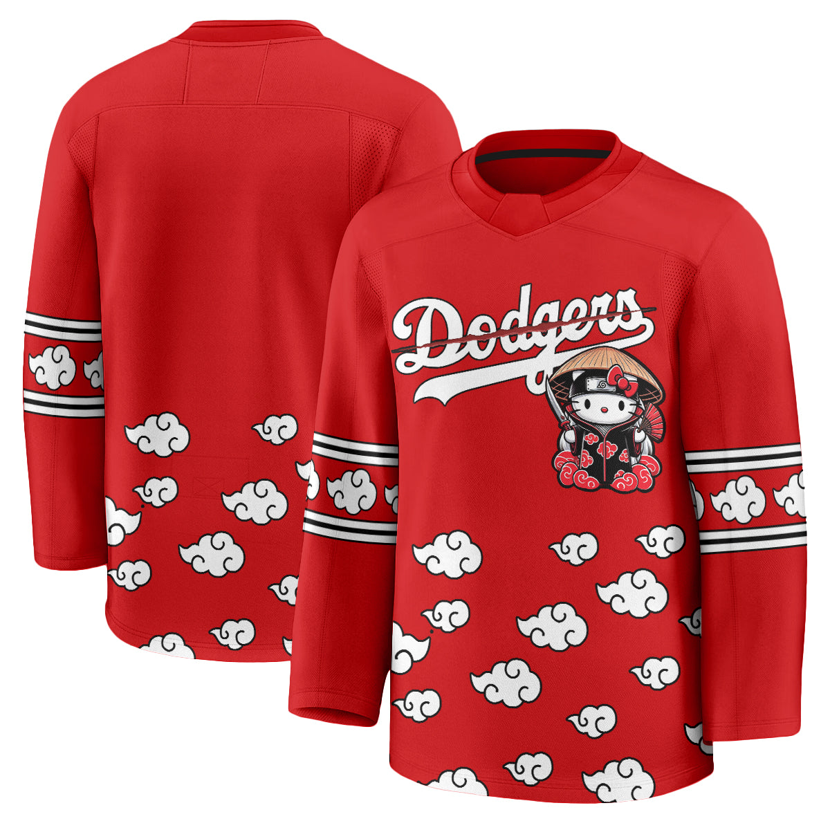 Los Angeles Dodgers Akatsuki Edition Vapor Hockey Jersey - Stitched