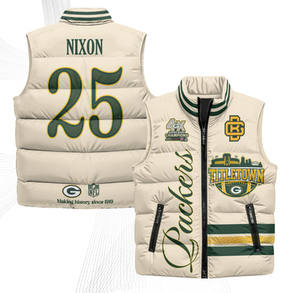 GB 2026 Rivalries Puffer Vest - Printed