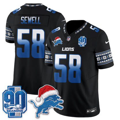 DET Xmas Edition Vapor Jersey - Stitched