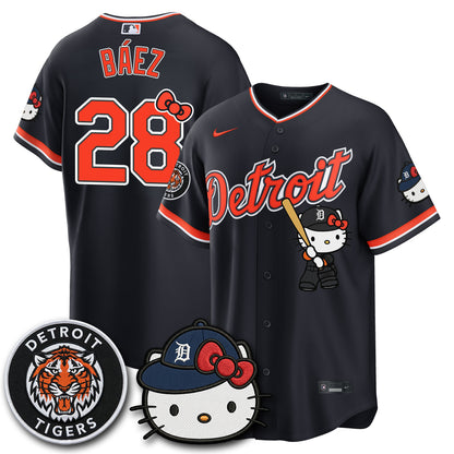Detroit Tigers x Meow KT Edition Vapor Limited Jersey - Stitched