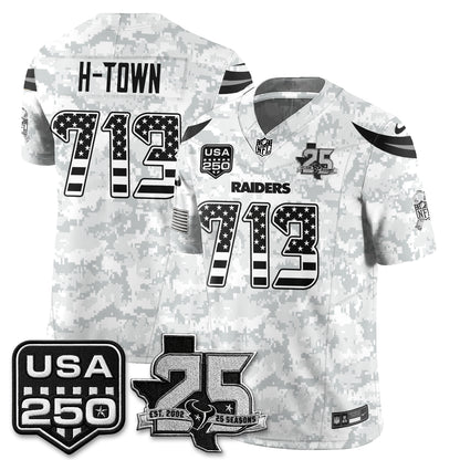 Houston Texans 2026 Salute to Service Edition Vapor Jersey - Stitched