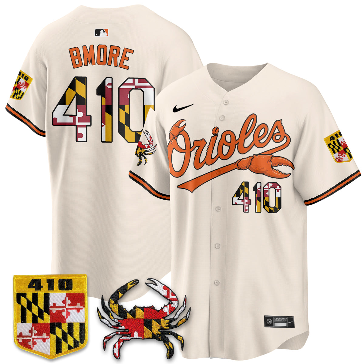 BAL Crab x Maryland Vapor Limited Jersey - Stitched