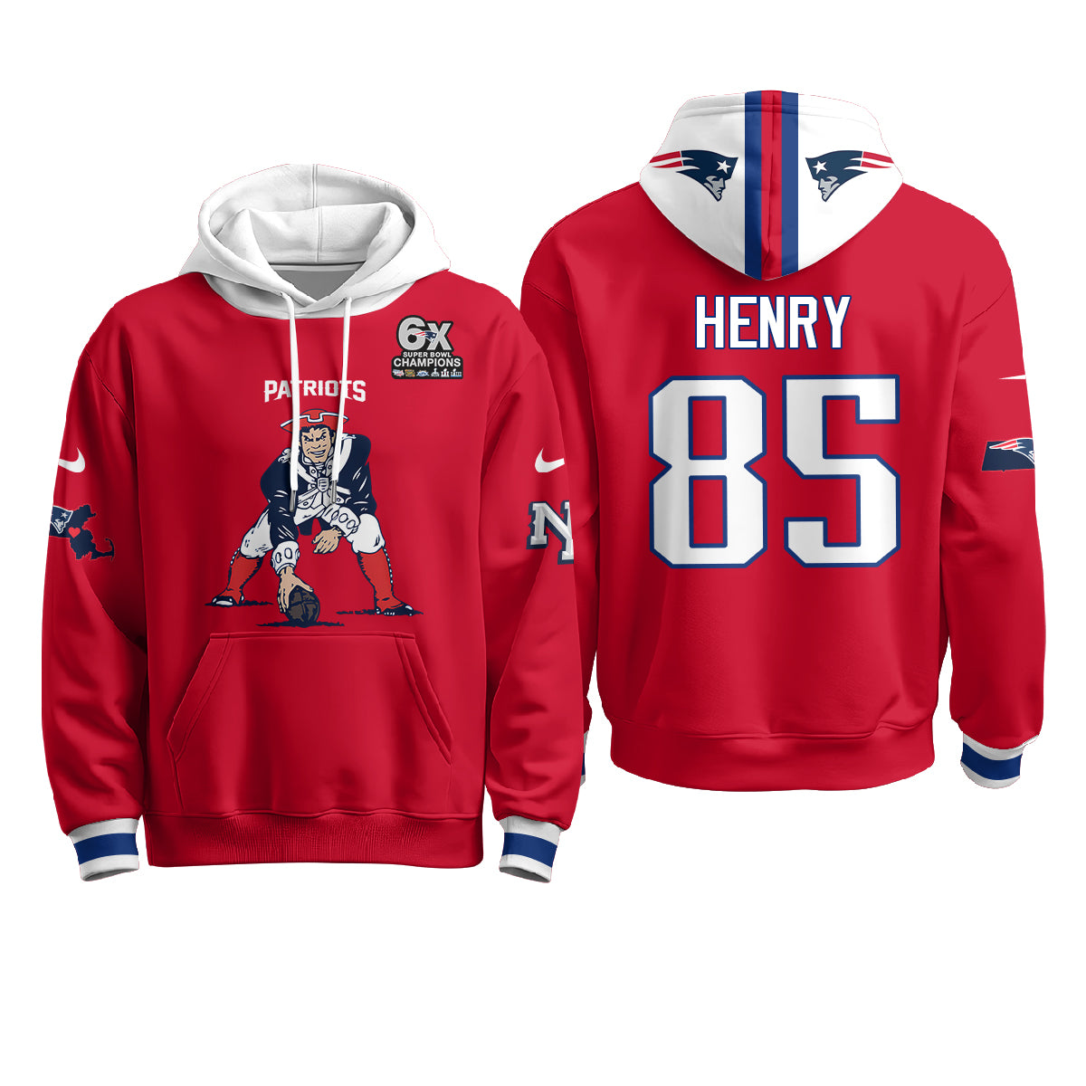 NE Minuteman Edition Hoodie - Stitched