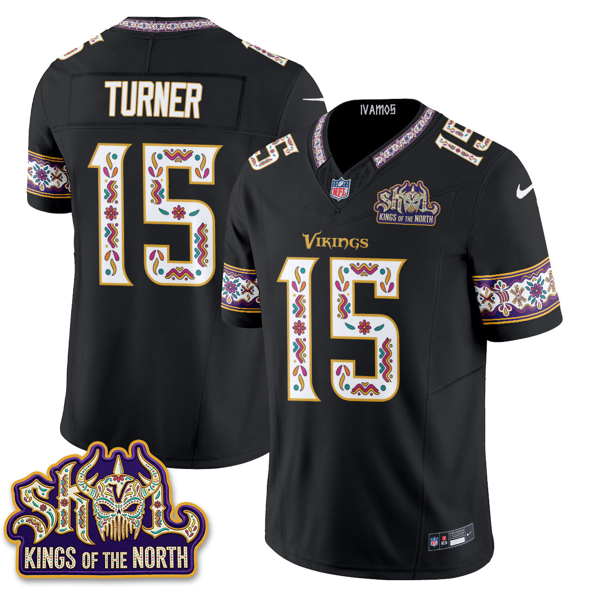 Minnesota Vikings  Latino Heritage Month Vapor Jersey - Stitched