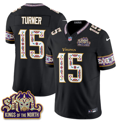 Minnesota Vikings  Latino Heritage Month Vapor Jersey - Stitched