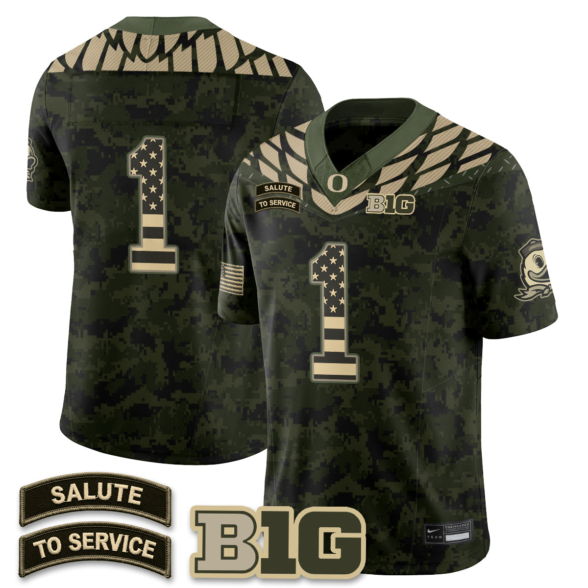 ORE 2026 Salute to Service Vapor Jersey - Stitched