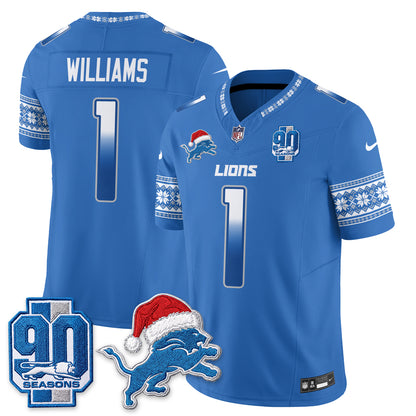 DET Xmas Edition Vapor Jersey - Stitched