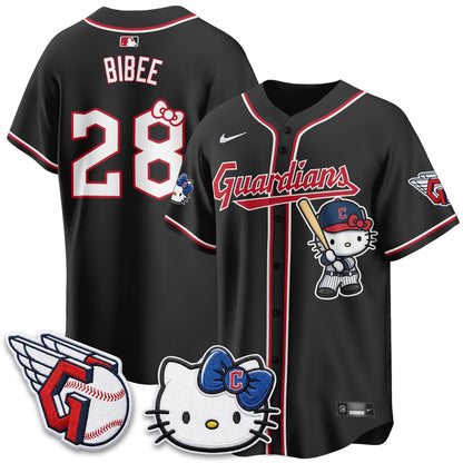 Cleveland Guardians x Meow KT Vapor Jersey - Stitched