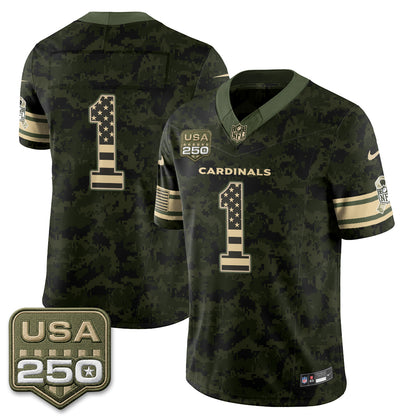 ARI 2026 Salute to Service Vapor Jersey - Stitched