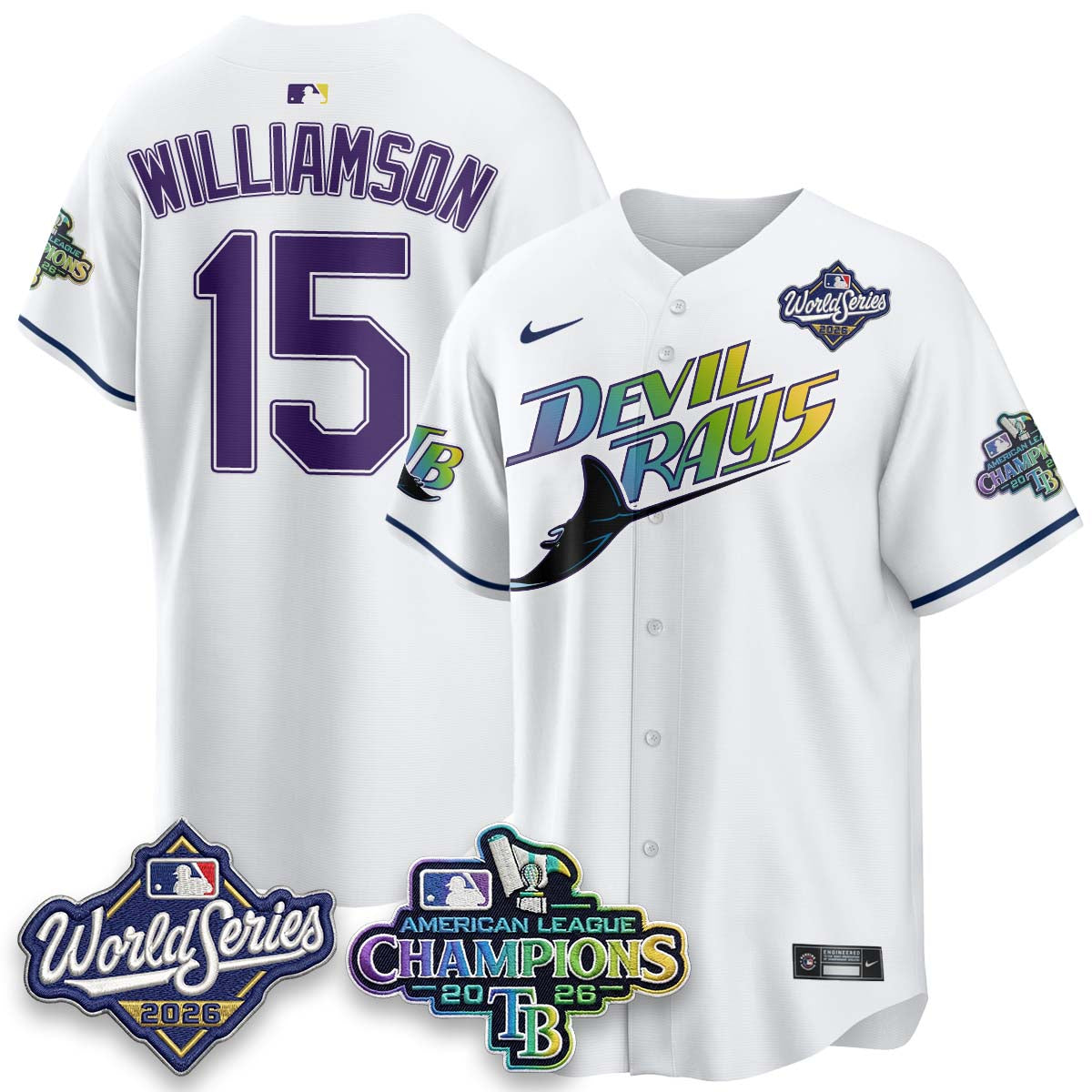 TB 2026 AL Champions Limited White Edition - Stitched