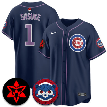 Chicago Cubs Uchiha Sasuke Vapor Limited Jersey - Stitched