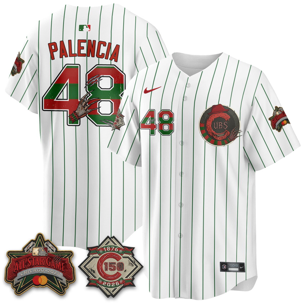 CHC A Nightmare on Wrigley Field Edition Vapor Jersey - Stitched