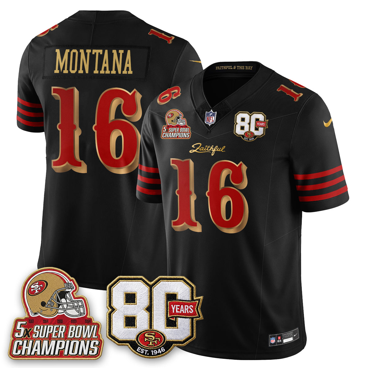SF 80 Years & 5X Champs Rivalries Edition - Stitched (2)