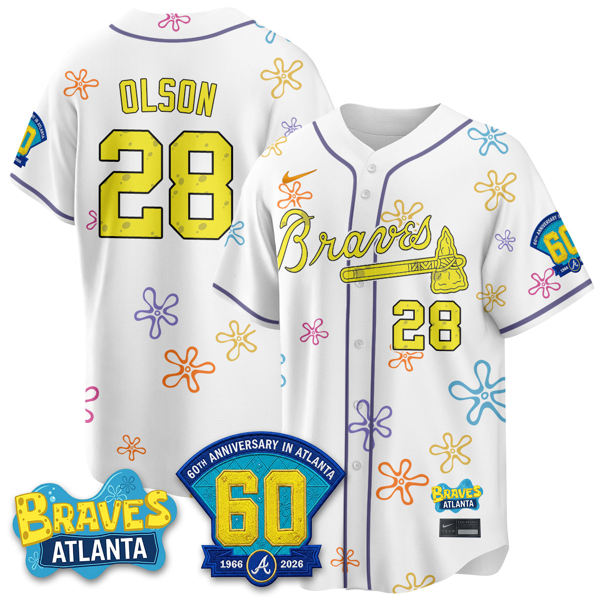 Atlanta Braves x SBSP Limited Vapor Jersey- Stitched