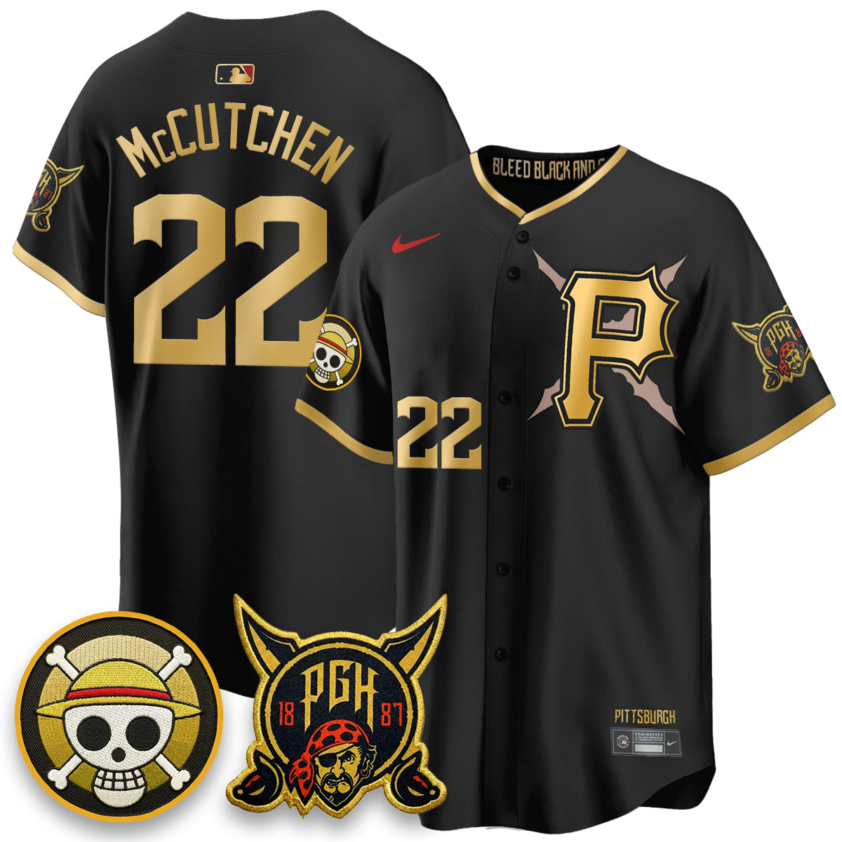 PIT 2026 City Connect x One Piece Vapor Limited Jersey - All Stitched
