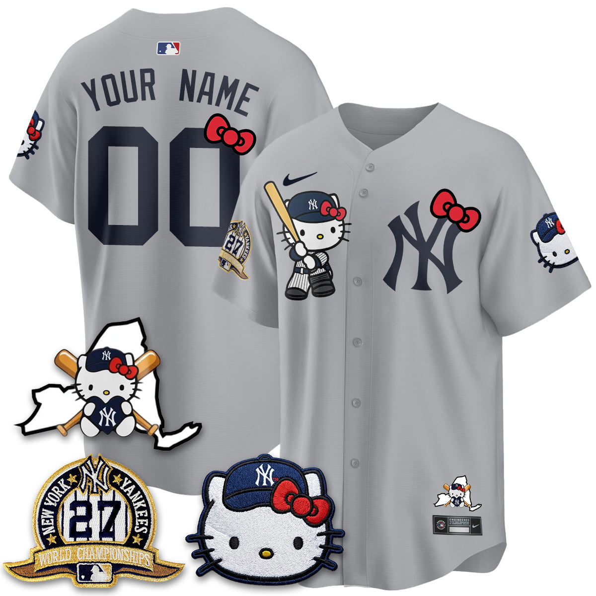 NYY Meow KT 2026 Vapor Limited Custom Jersey - All Stitched