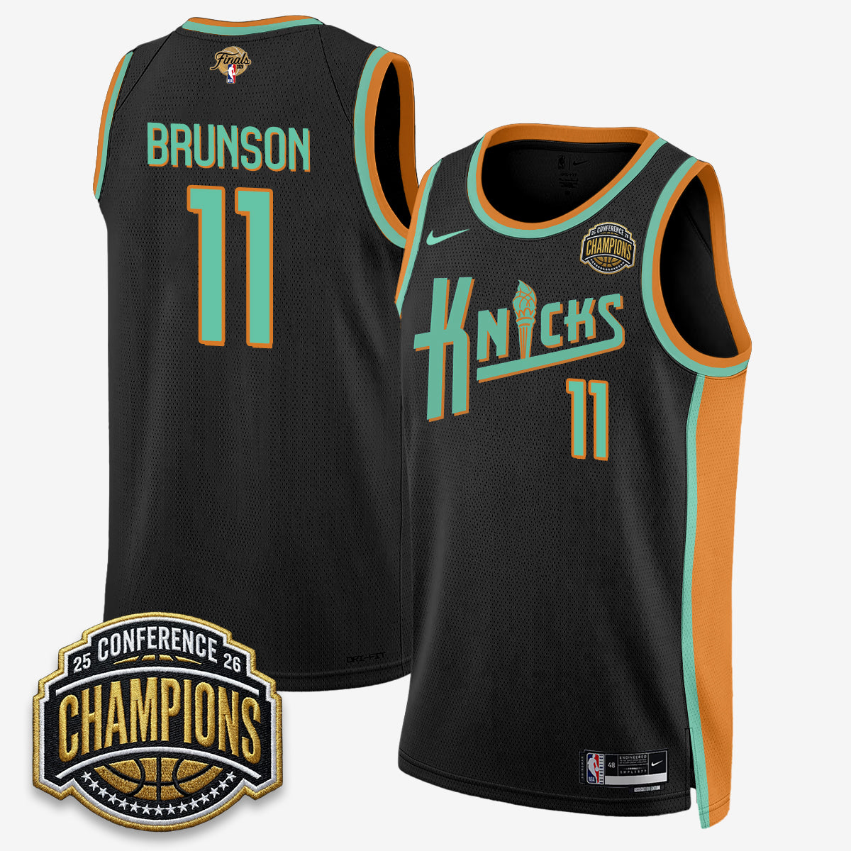 New York Knicks 2026 Eastern Conference Champions Special Edition Jersey V2- Stitched
