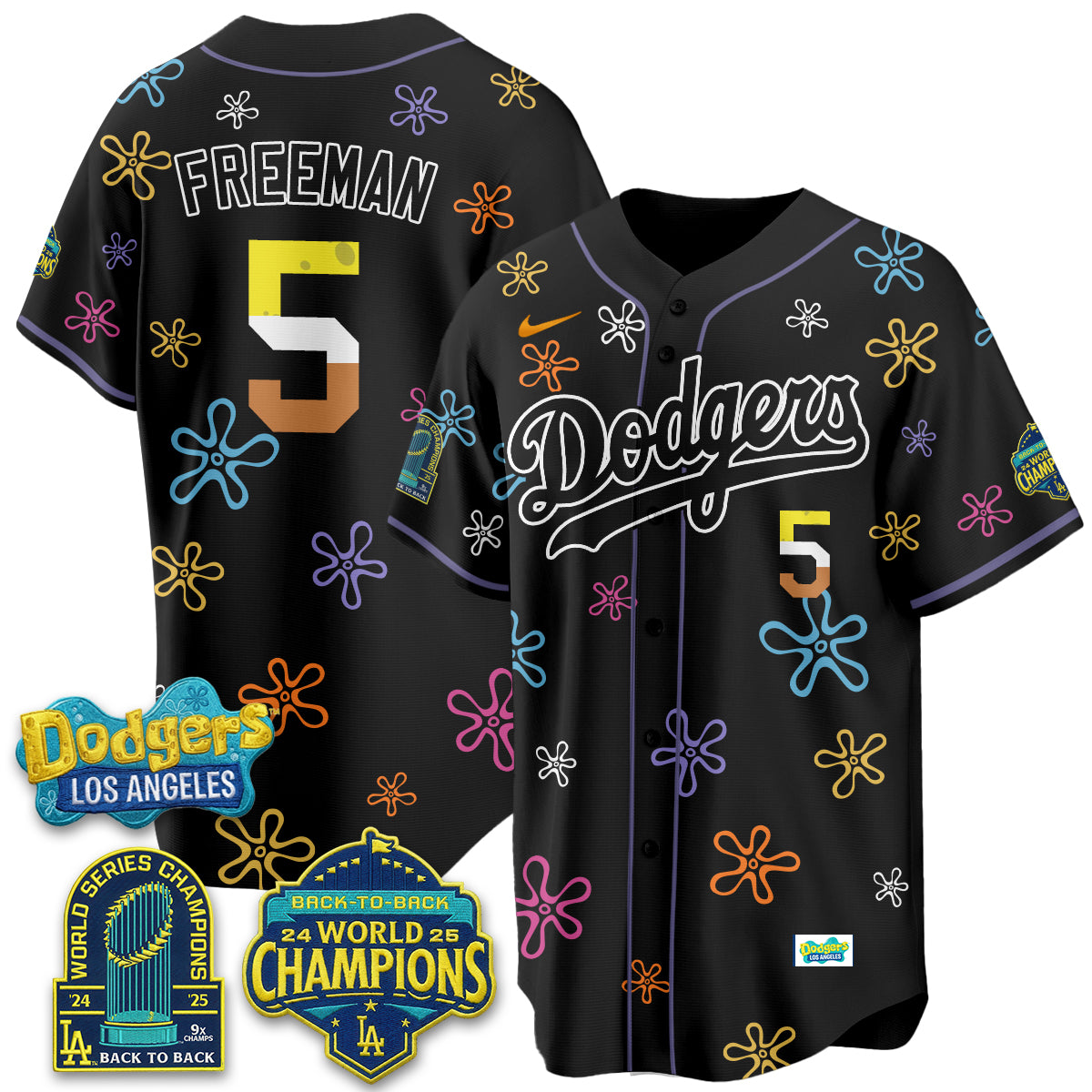 Los Angeles Dodgers x SBSP Vapor Jersey - Stitched