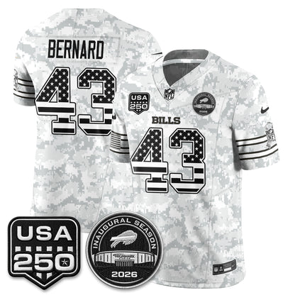 BUF 2026 Salute to Service Edition Vapor Jersey - Stitched