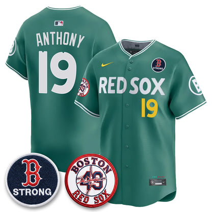 BOS Tim Wakefield Memorial Patch Vaper Premier Limited Jersey - All Stitched V2