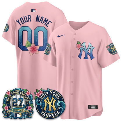 NYY "Aloha Spirit" Vapor Limited Custom Jersey - Printed