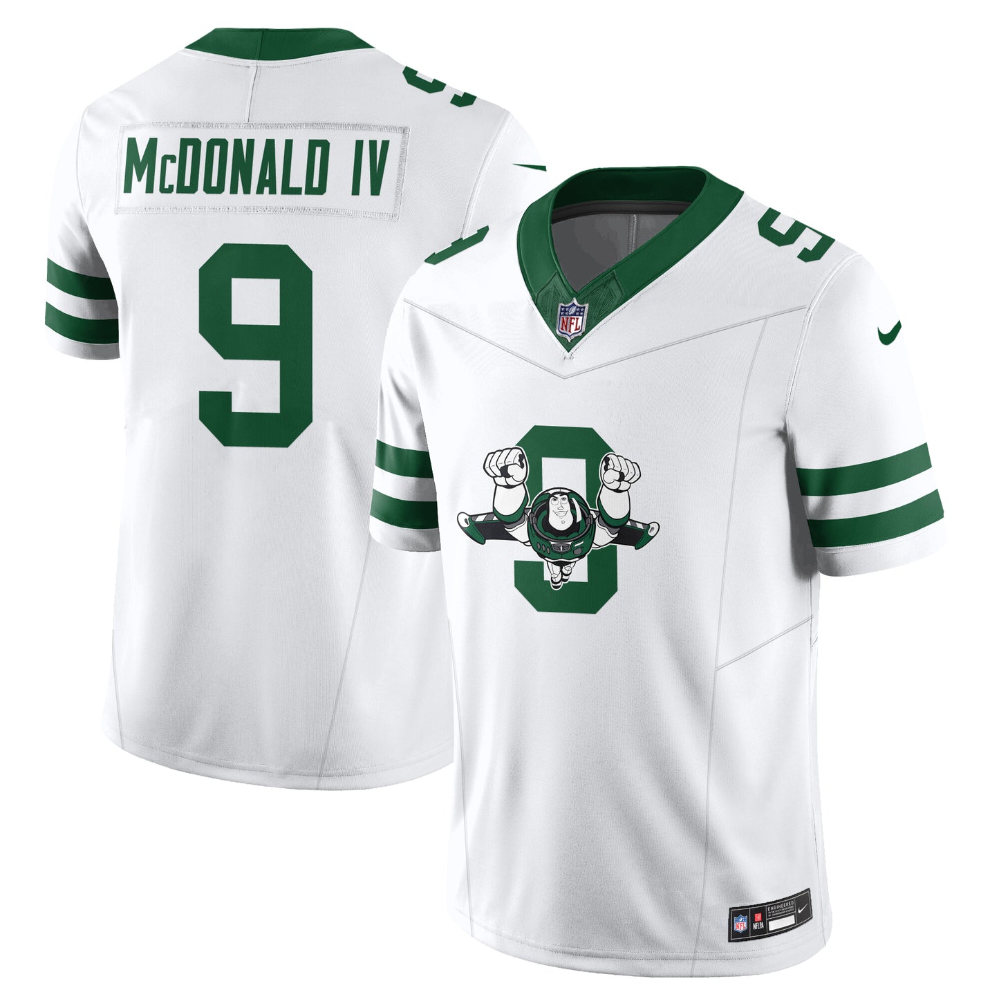 New York Jets x Infinity & Beyond Hero Edition Vapor Jersey - Stitched