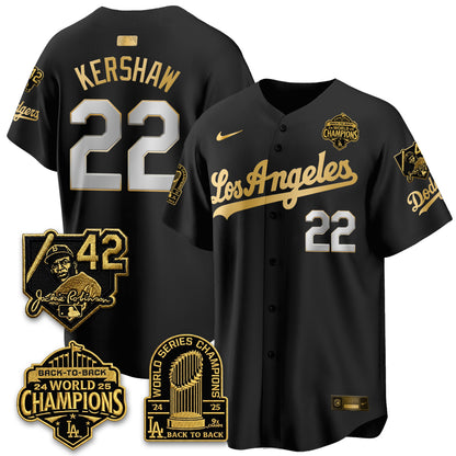 LAD 2026 New Era Gold Collection Vapor Limited Jersey - B2B Champs - All Stitched