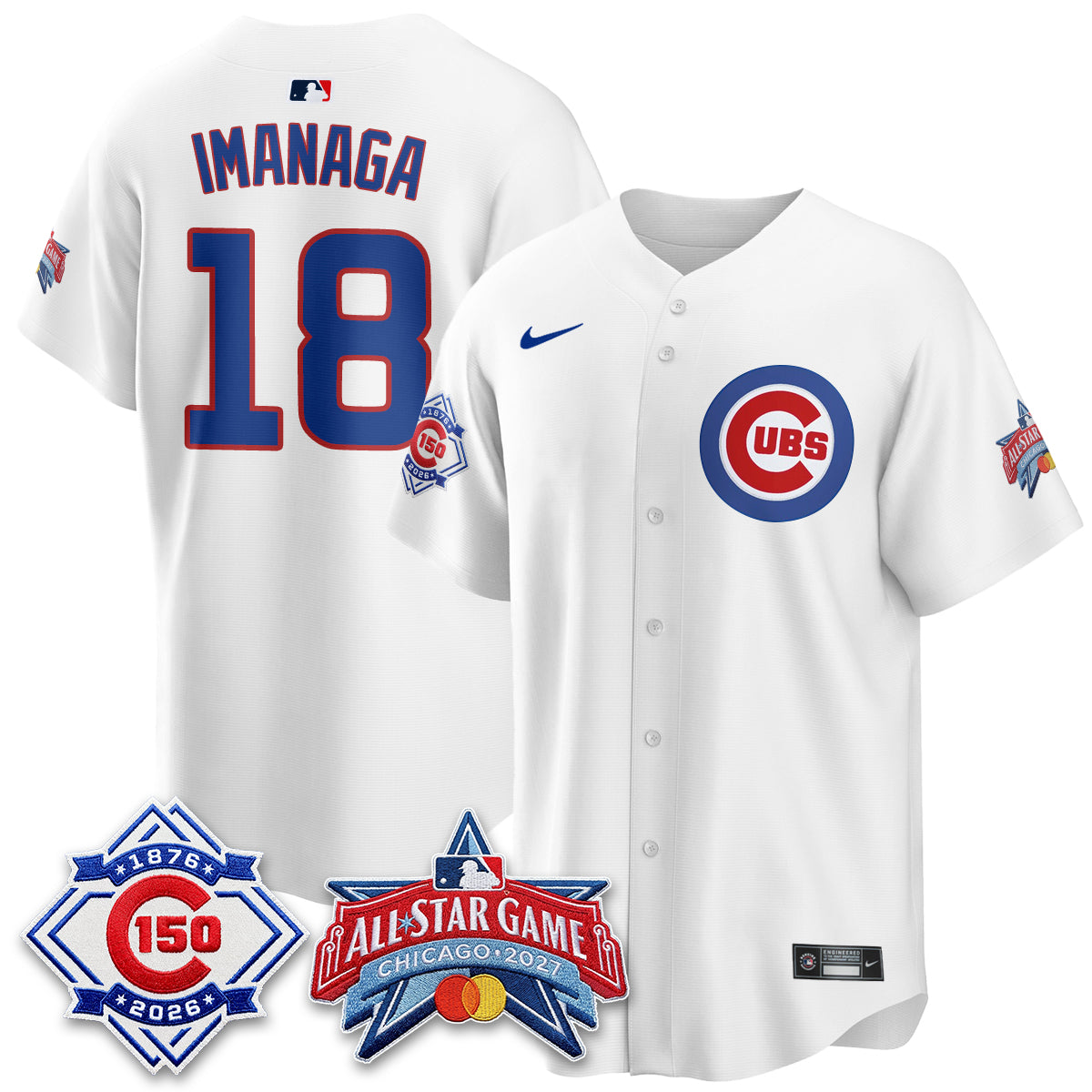 Chicago Cubs 2027 All Star Game Vapor Limited Jersey - Stitched