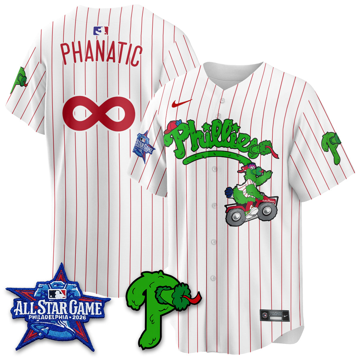 Philadelphia Phillies Phanatic Vapor Limited Jersey V2- Stitched