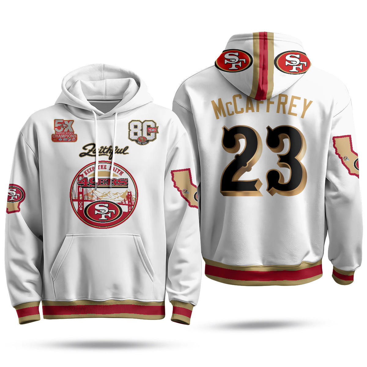 SF Faithful to The Bay Hoodie - Stitched