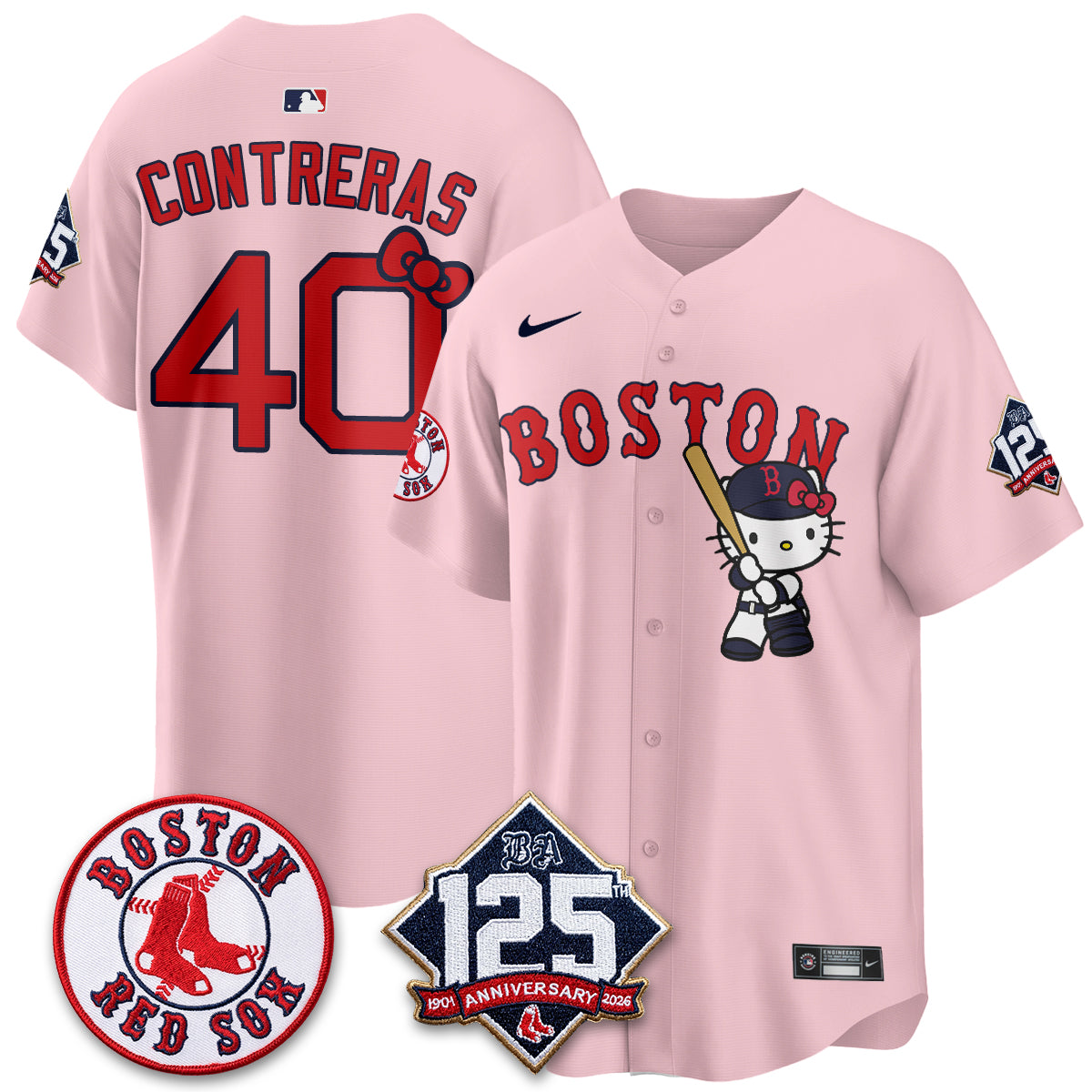 Boston Red Sox x Meow KT Vapor Limited Jersey - Stitched